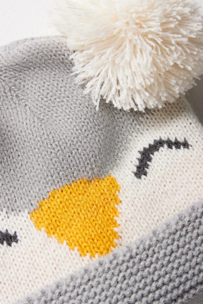 Penguin Beanie Grijs