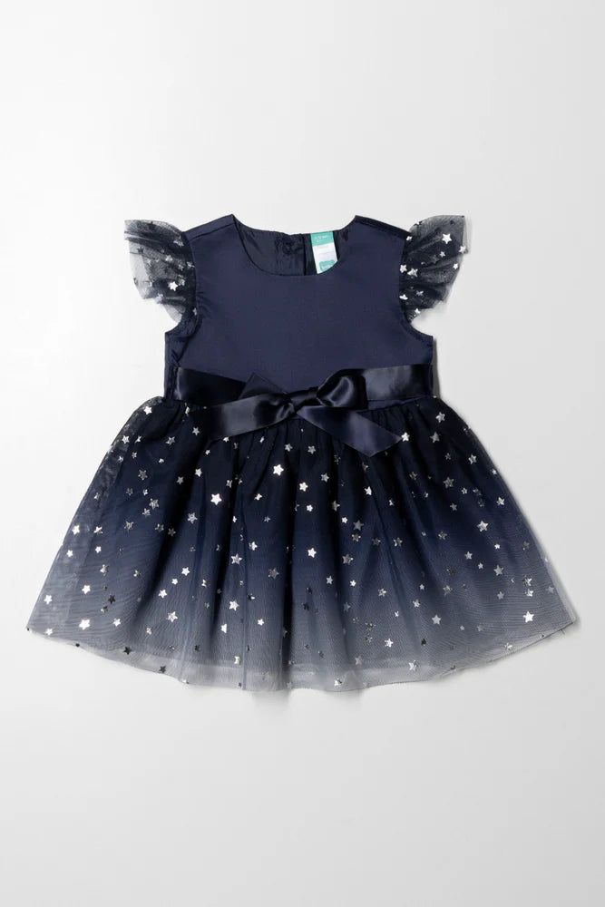 Granatowa sukienka tutu