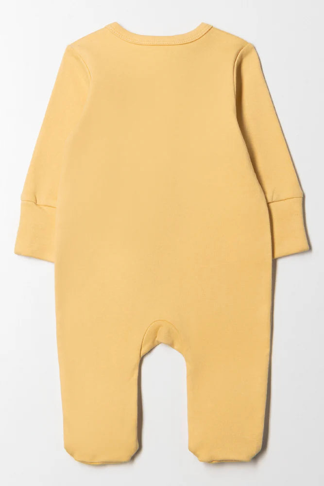 Interlock Babypakje Geel