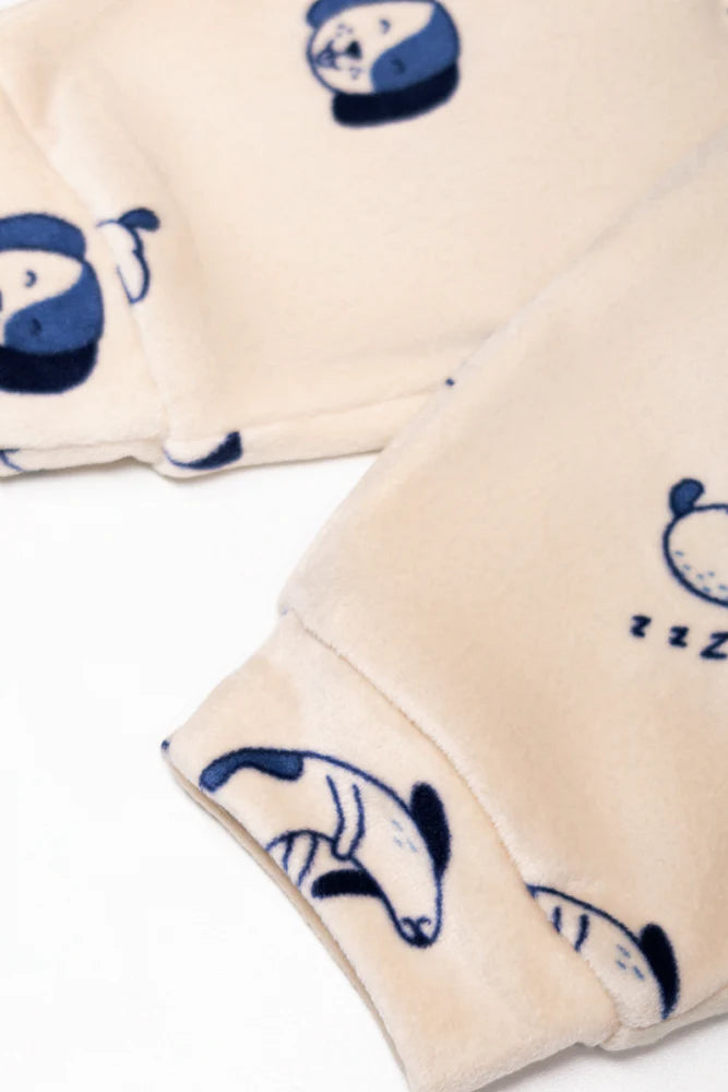 Fleece Pyjamas Puppy Island Natural