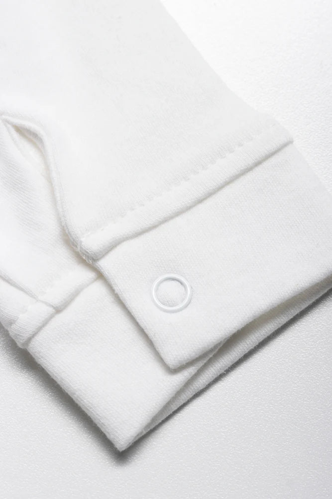 Babygrow White And Grey