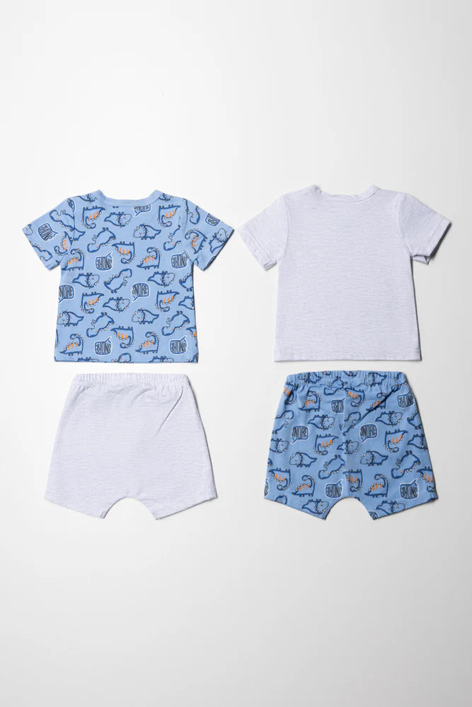 Multipack Short Sleep Set Blue