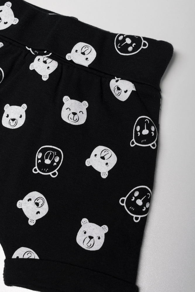 Bodyvest en korte set zwart
