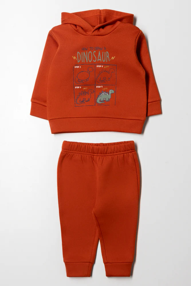 Hooded Tracksuit Orange