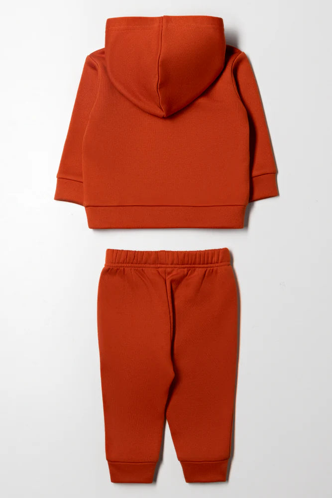 Hooded Tracksuit Orange