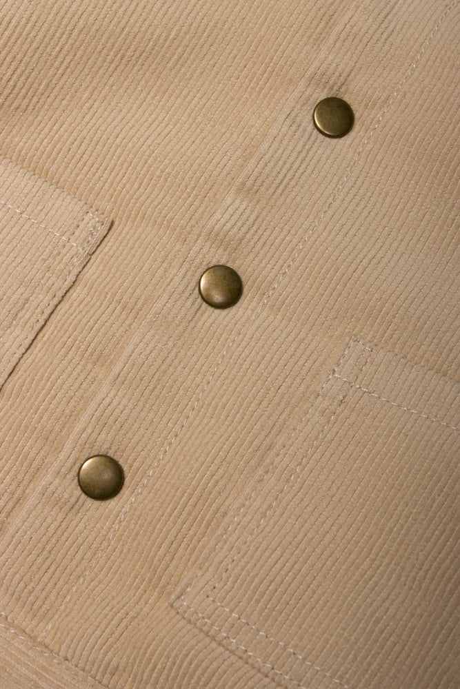 Corduroy Truckerjack Natuurlijk