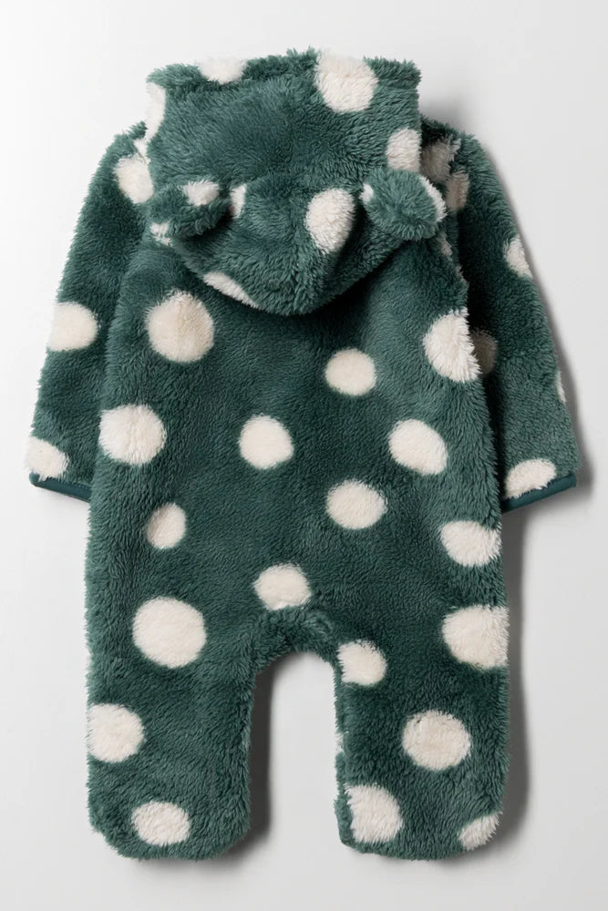 Spot Babygrow Green