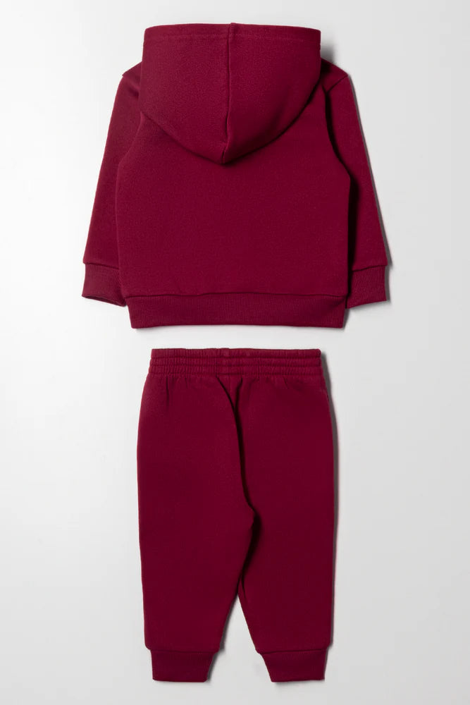 Hooded Tracksuit Burgundy
