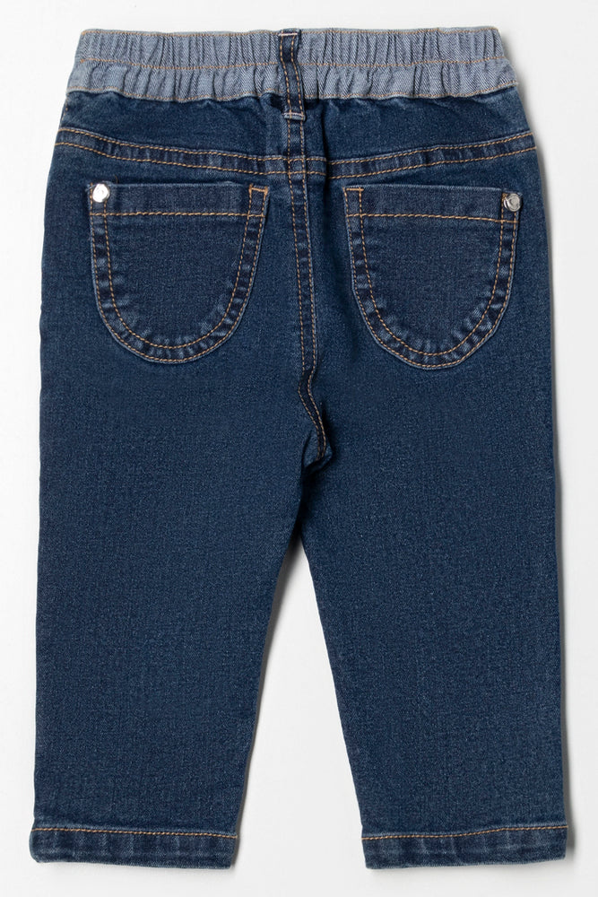 Skinny Denim Jean Blauw