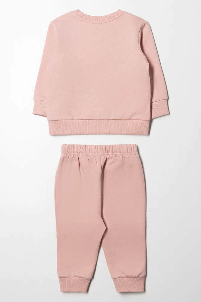 Styled Tracksuit Pink