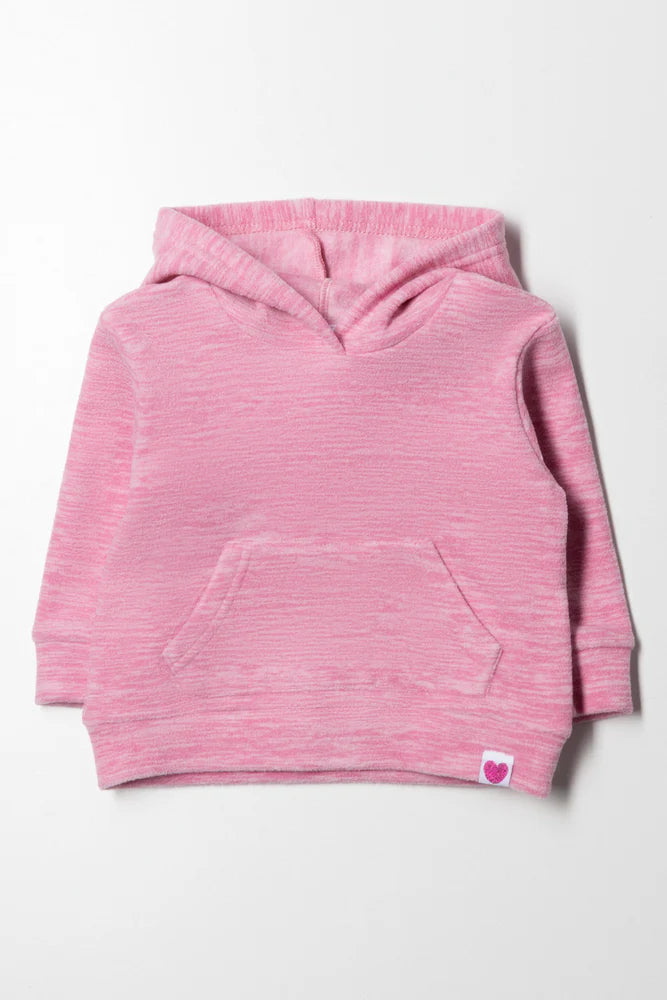 Fleece Track Top Pink