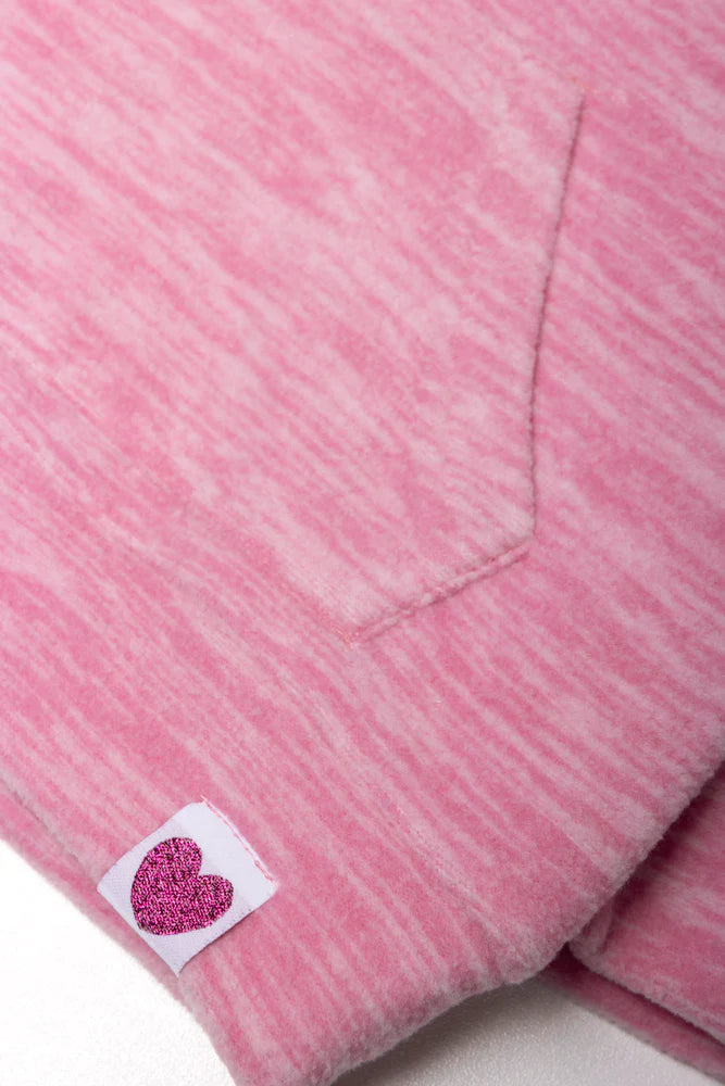 Fleece Track Top Pink