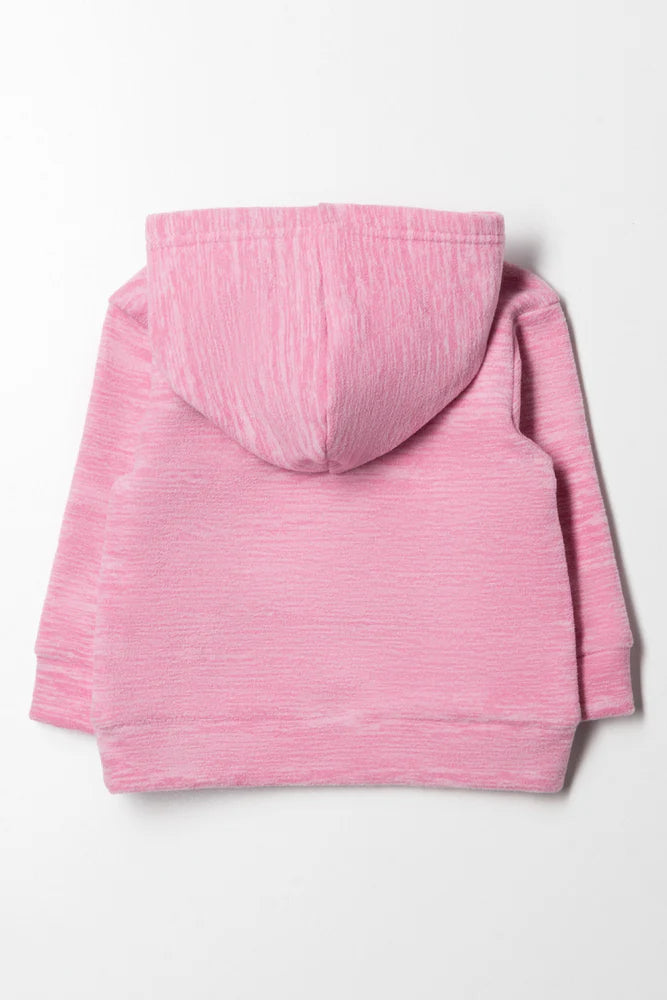 Fleece Track Top Pink