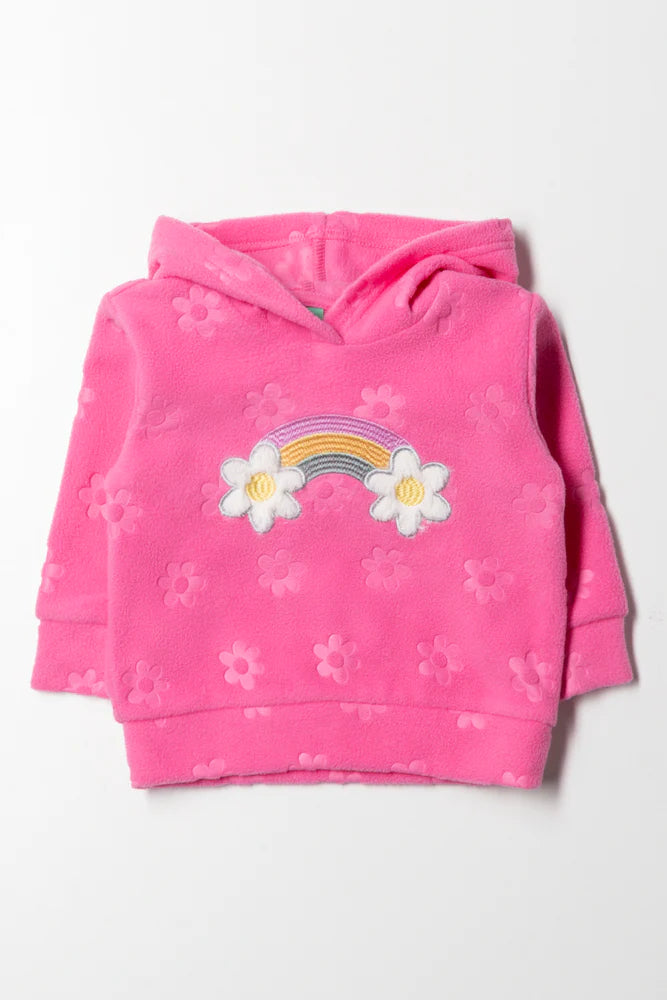 Fleece Hoodie Roze