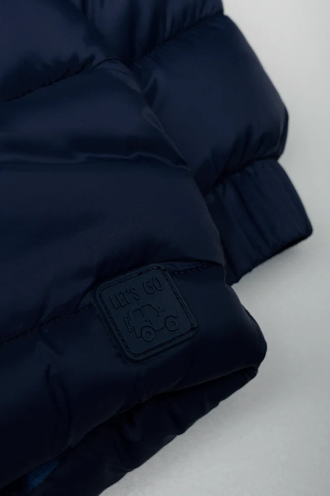 Gewatteerd jack marineblauw