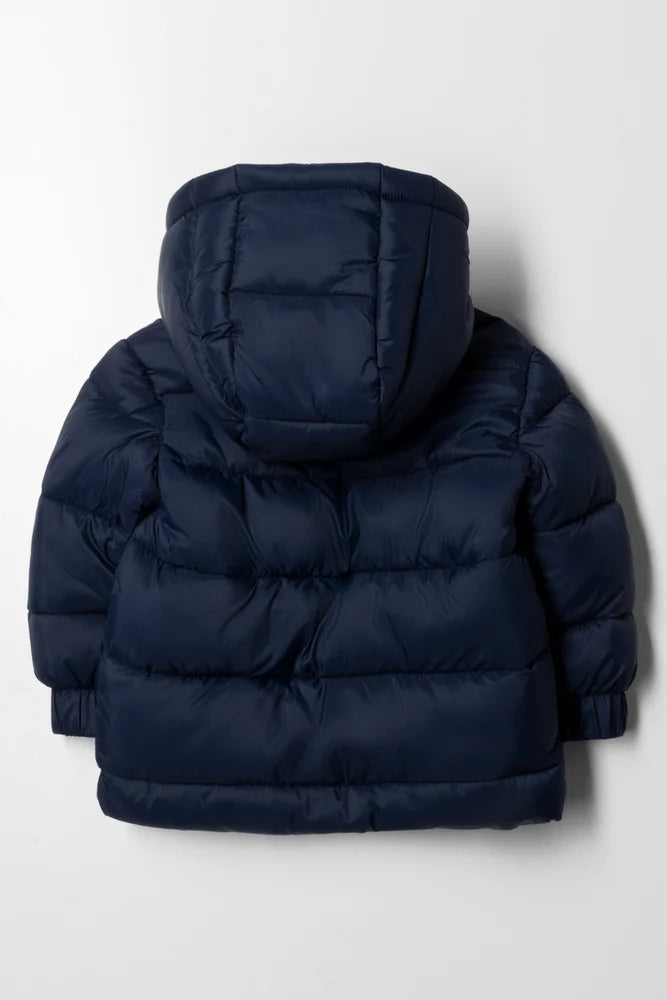 Gewatteerd jack marineblauw