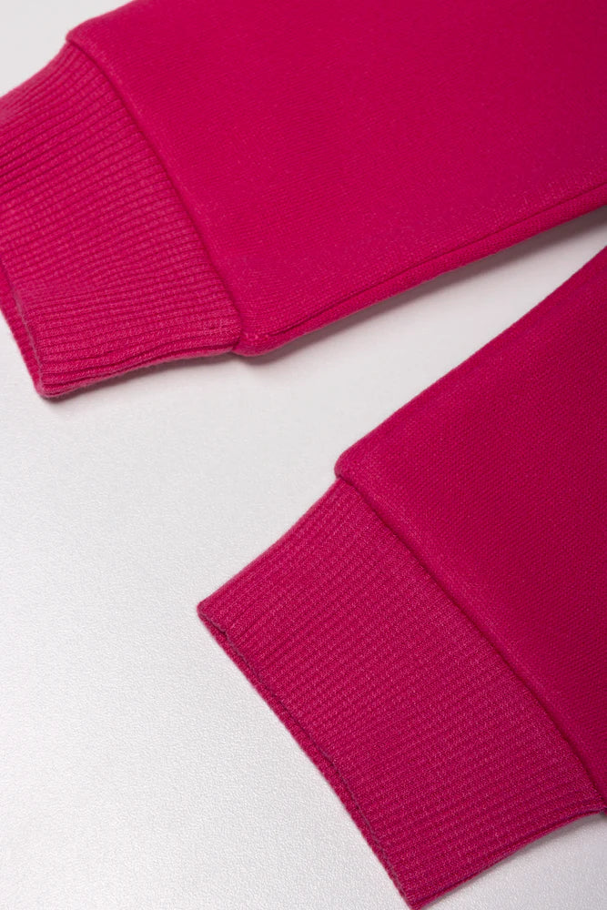 Trainingspak met capuchon roze