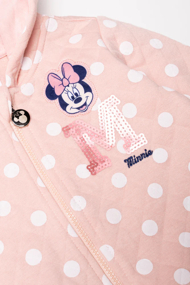 Minnie Mouse Zip Through Tracktop Pink
