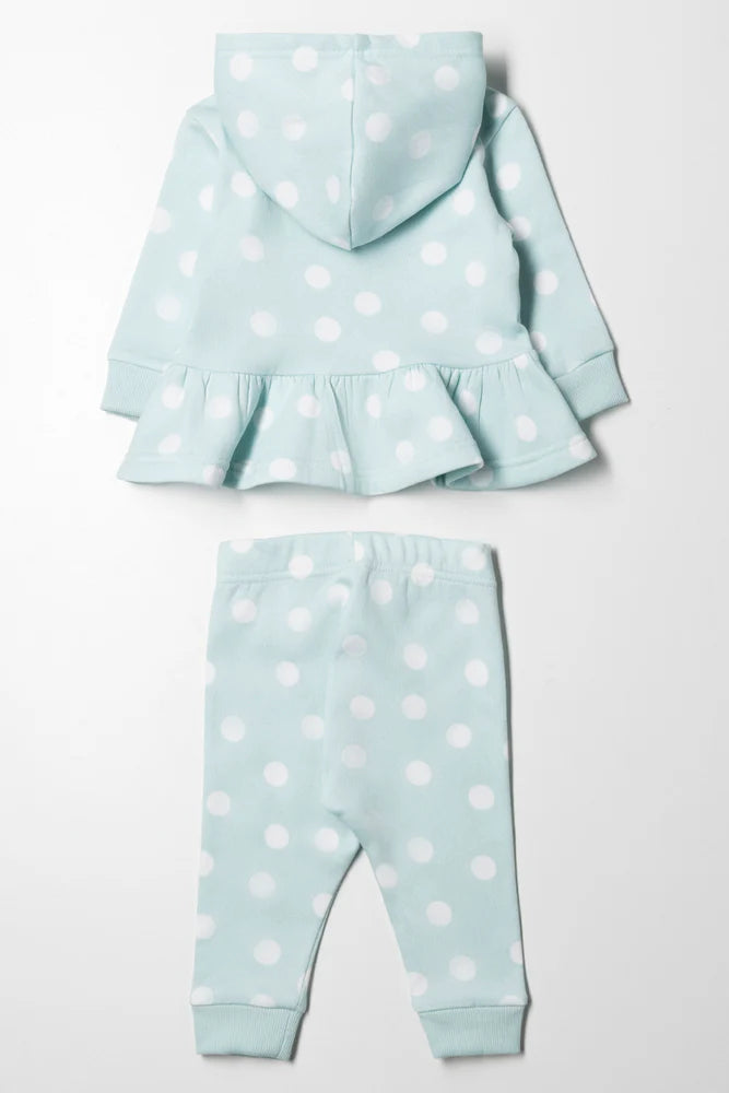 Peplum Tracksuit Green