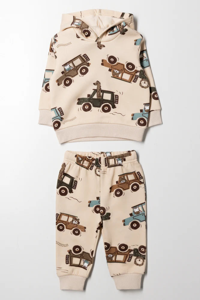 Hooded Tracksuit Natural