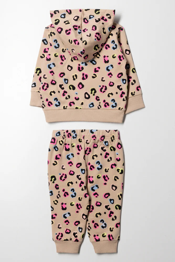 Animal Tracksuit Peach