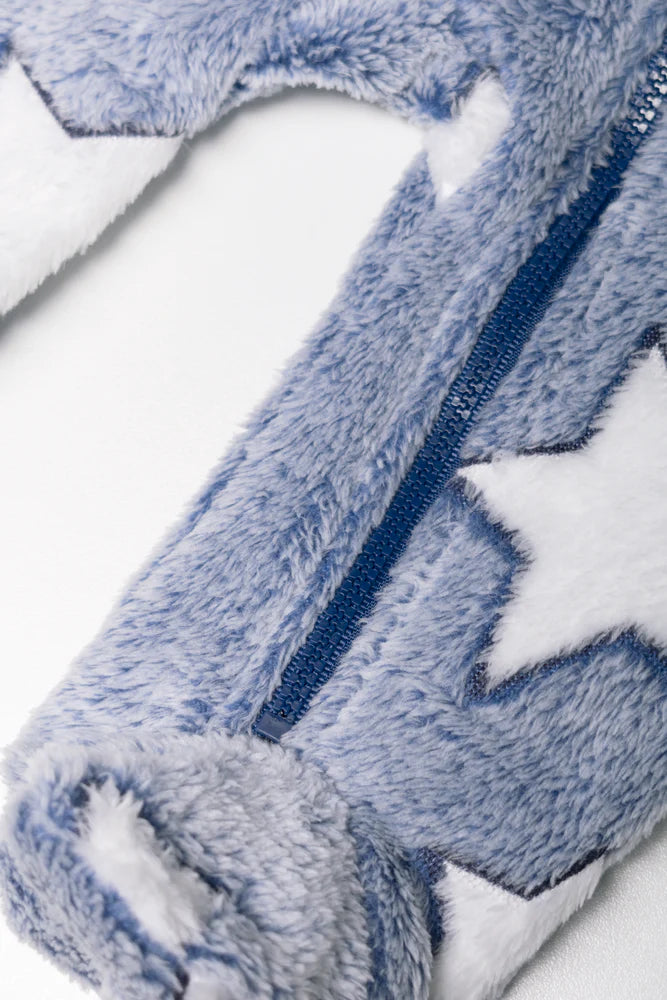 Embossed Babygrow Navy