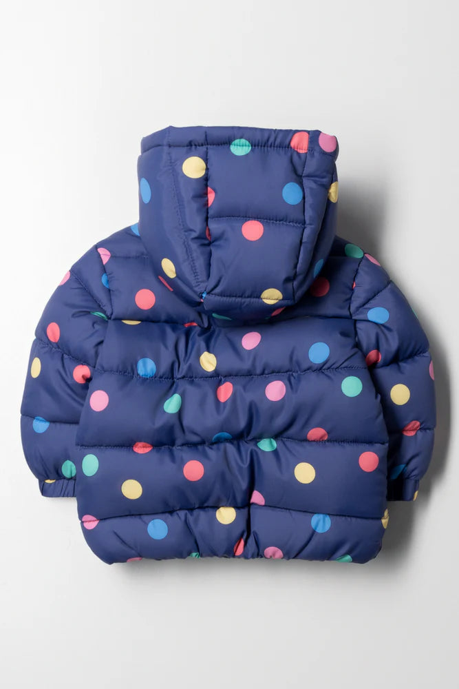 Spot Puffer Jacket Navy