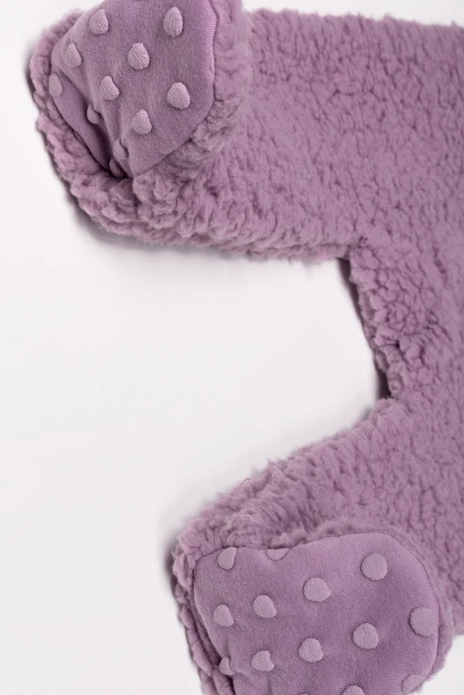 Cheetah Shaggy Set Paars