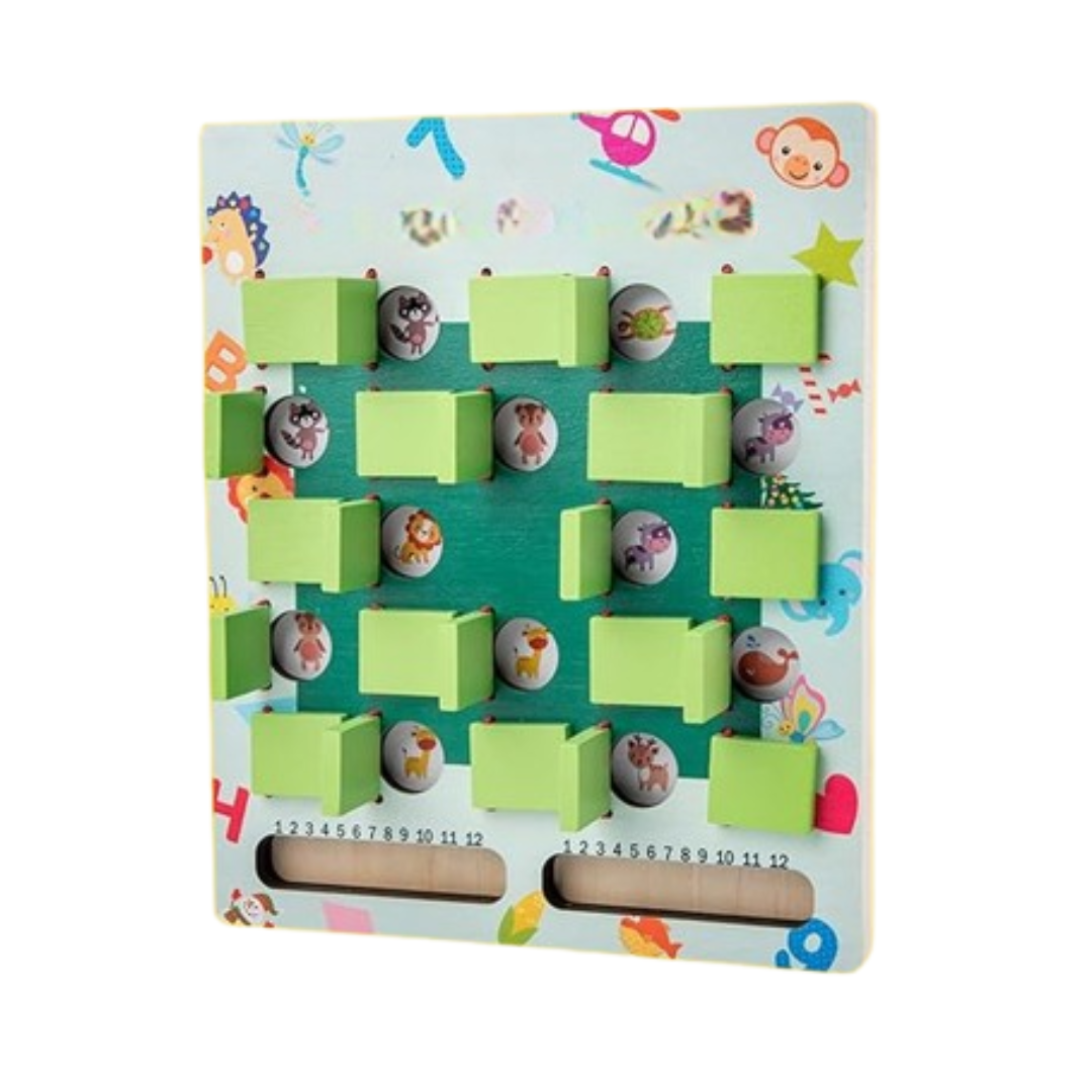 PatternPairs - Holz-Memoryspiel für Kinder ab 3 Jahren | Kognitives & Visuelles Lernen