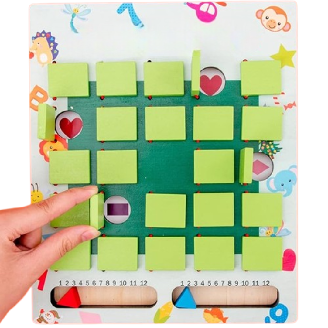 PatternPairs - Holz-Memoryspiel für Kinder ab 3 Jahren | Kognitives & Visuelles Lernen