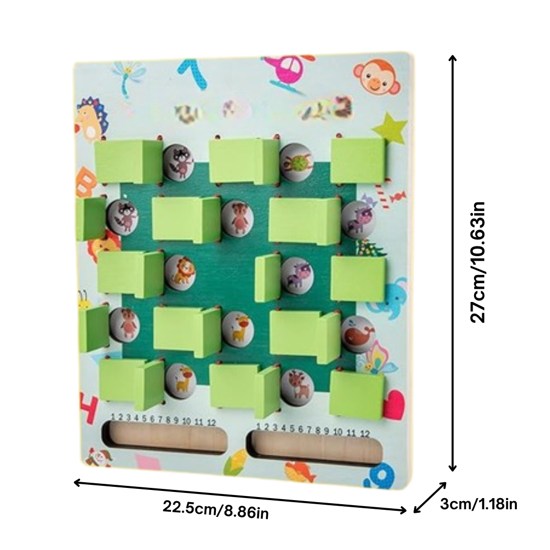 PatternPairs - Holz-Memoryspiel für Kinder ab 3 Jahren | Kognitives & Visuelles Lernen