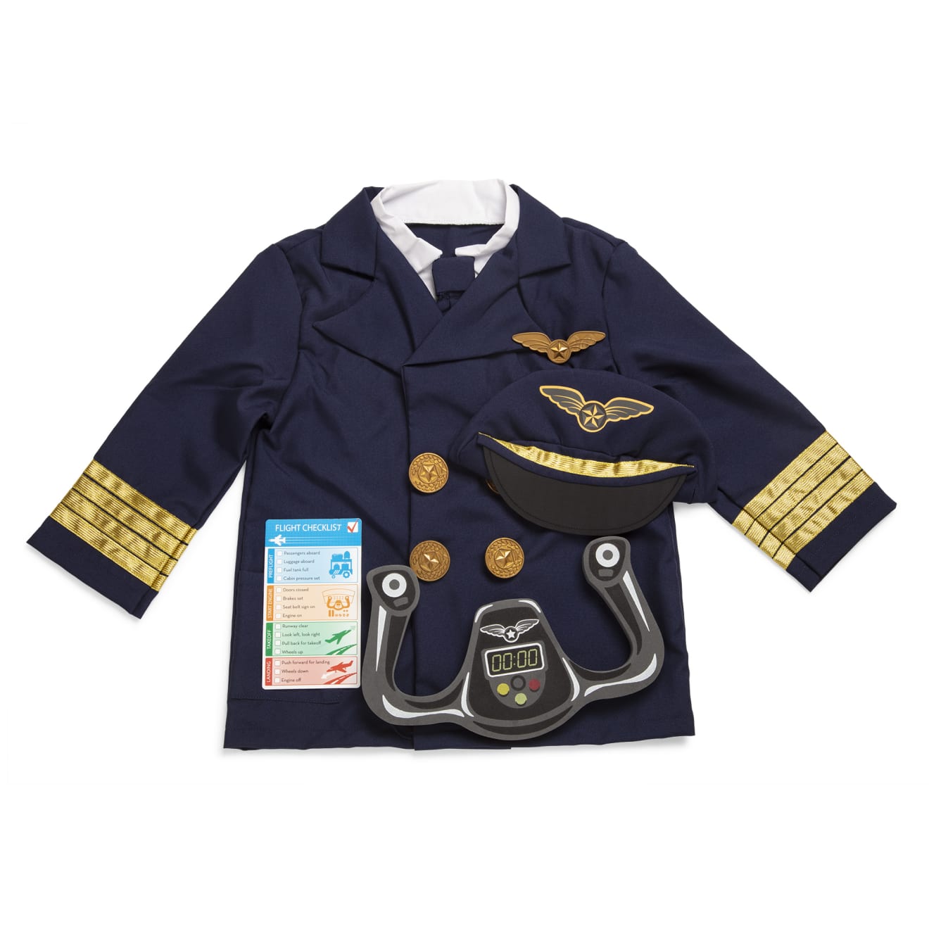 Pilotenrollenspel kostuumset