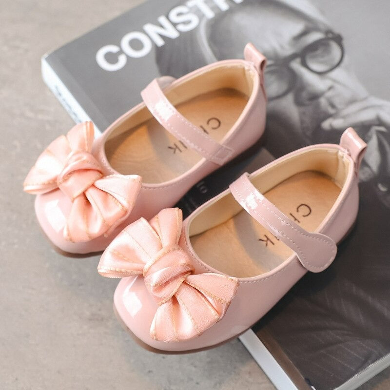 Meisjes vlinderknoop prinses leren sandalen