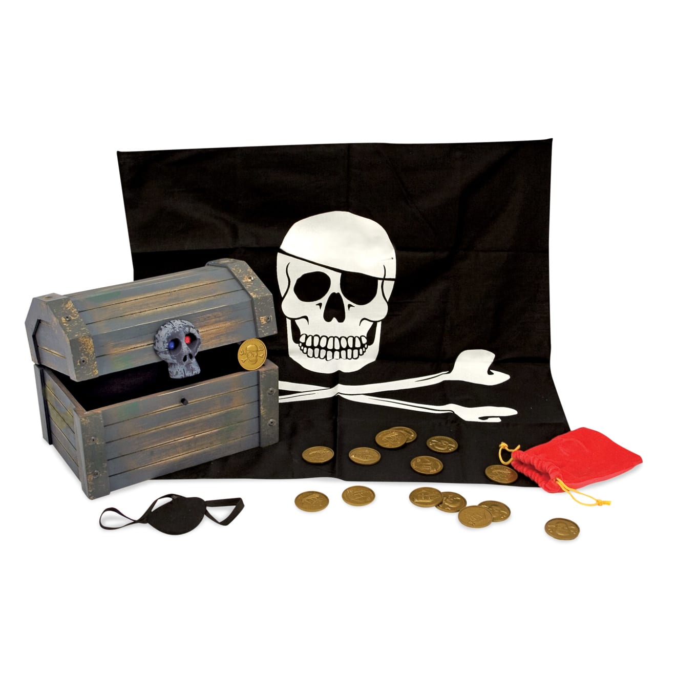Houten piratenkist