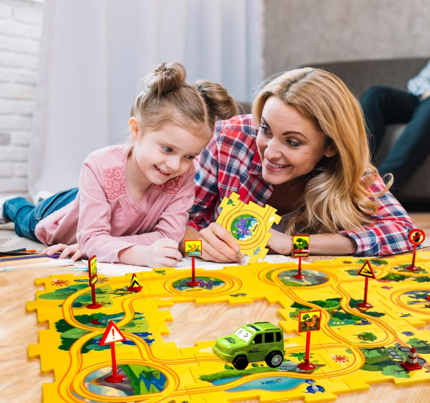 PuzzleRacerTrack- Track Car Puzzle Kreatives Spielzeug