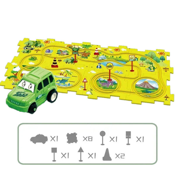 PuzzleRacerTrack- Track Car Puzzle Kreatives Spielzeug
