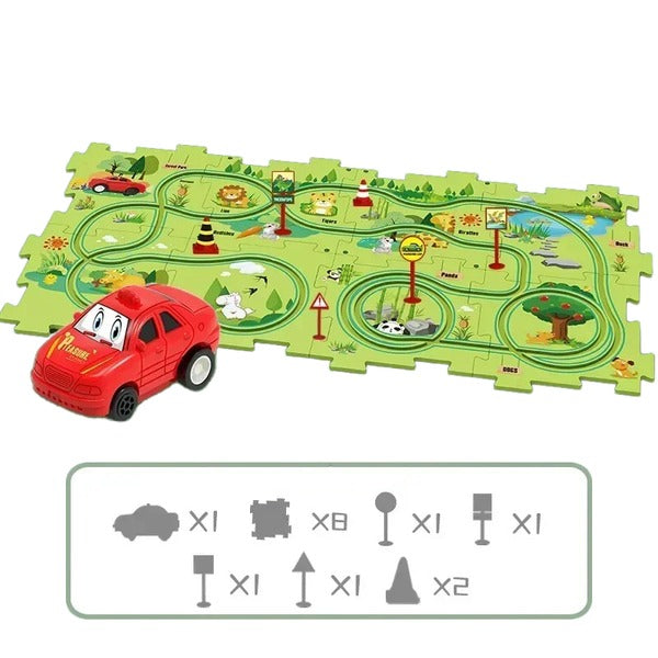 PuzzleRacerTrack- Track Car Puzzle Kreatives Spielzeug