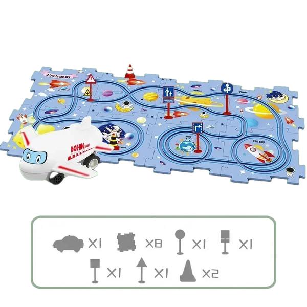 PuzzleRacerTrack- Track Car Puzzle Kreatives Spielzeug