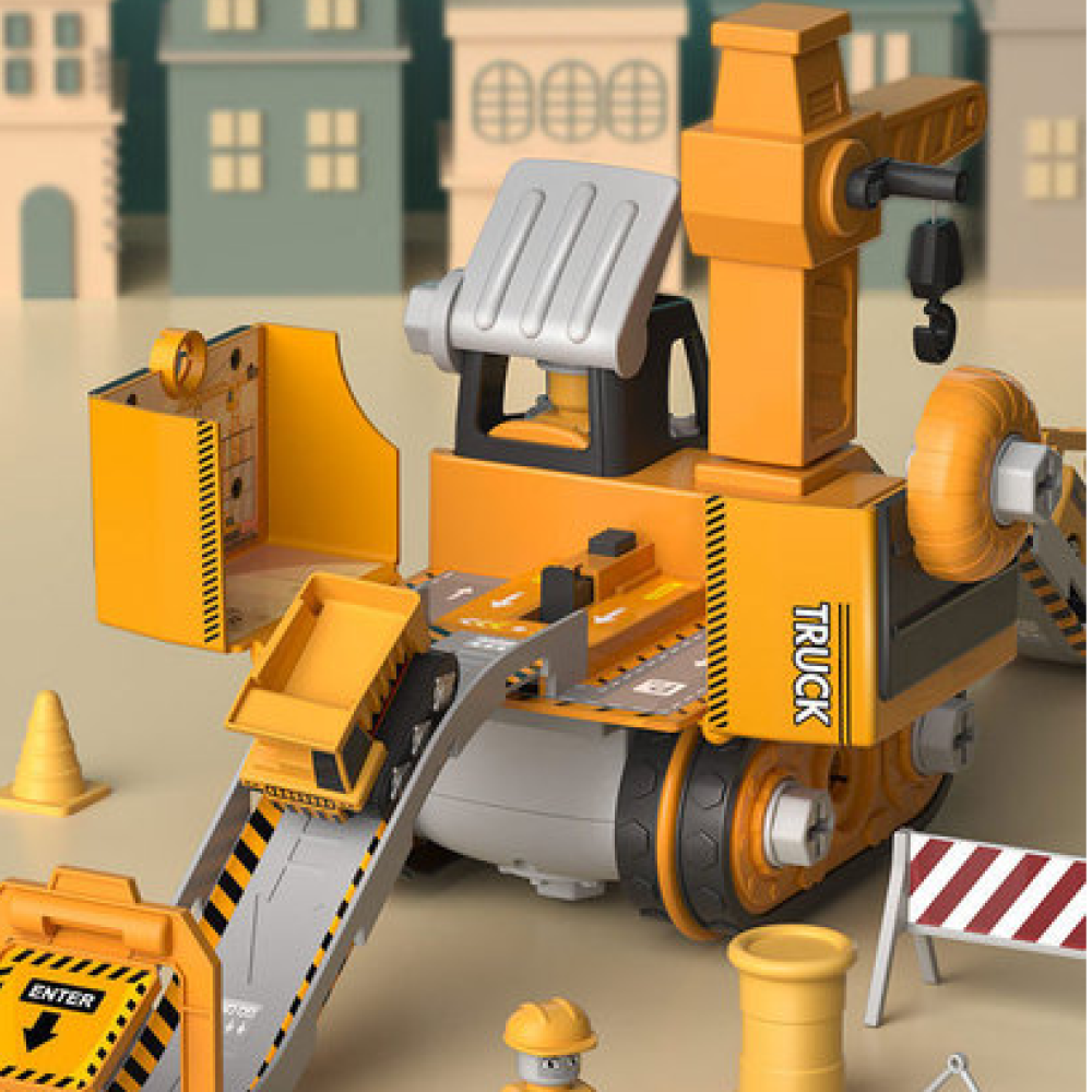 LittleBuilder - Lkw-Bagger-Kran Bauwesen