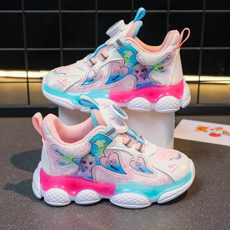 Prinses Elsa Draaiknop Sport Sneakers