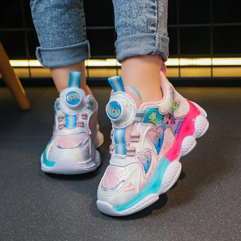 Prinses Elsa Draaiknop Sport Sneakers