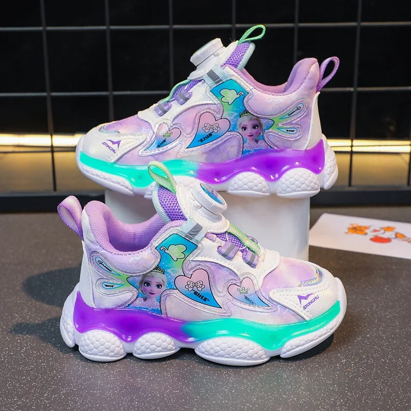 Prinses Elsa Draaiknop Sport Sneakers