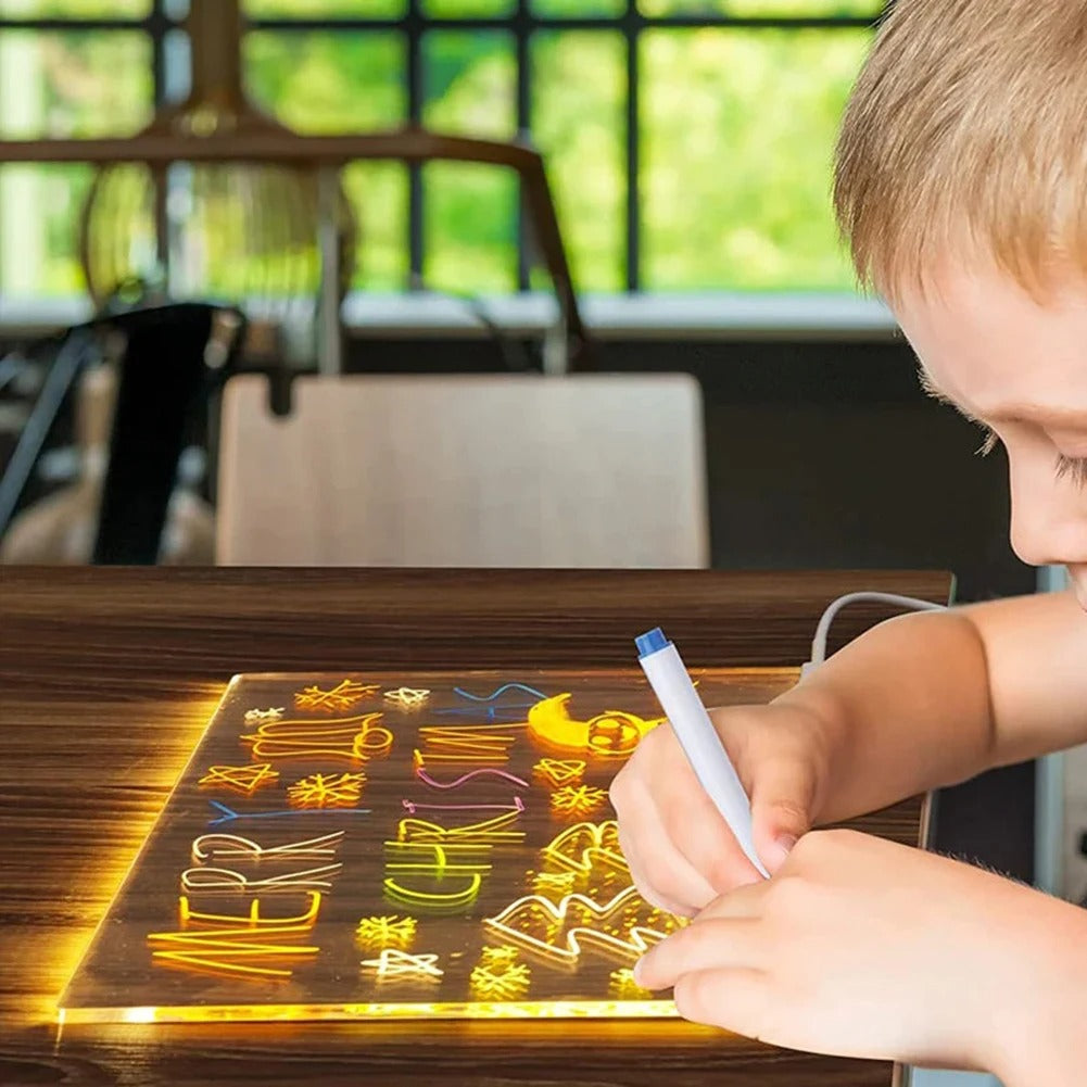 LumiBoard - Kreative wiederbeschreibbare LED-Platine aus Acryl