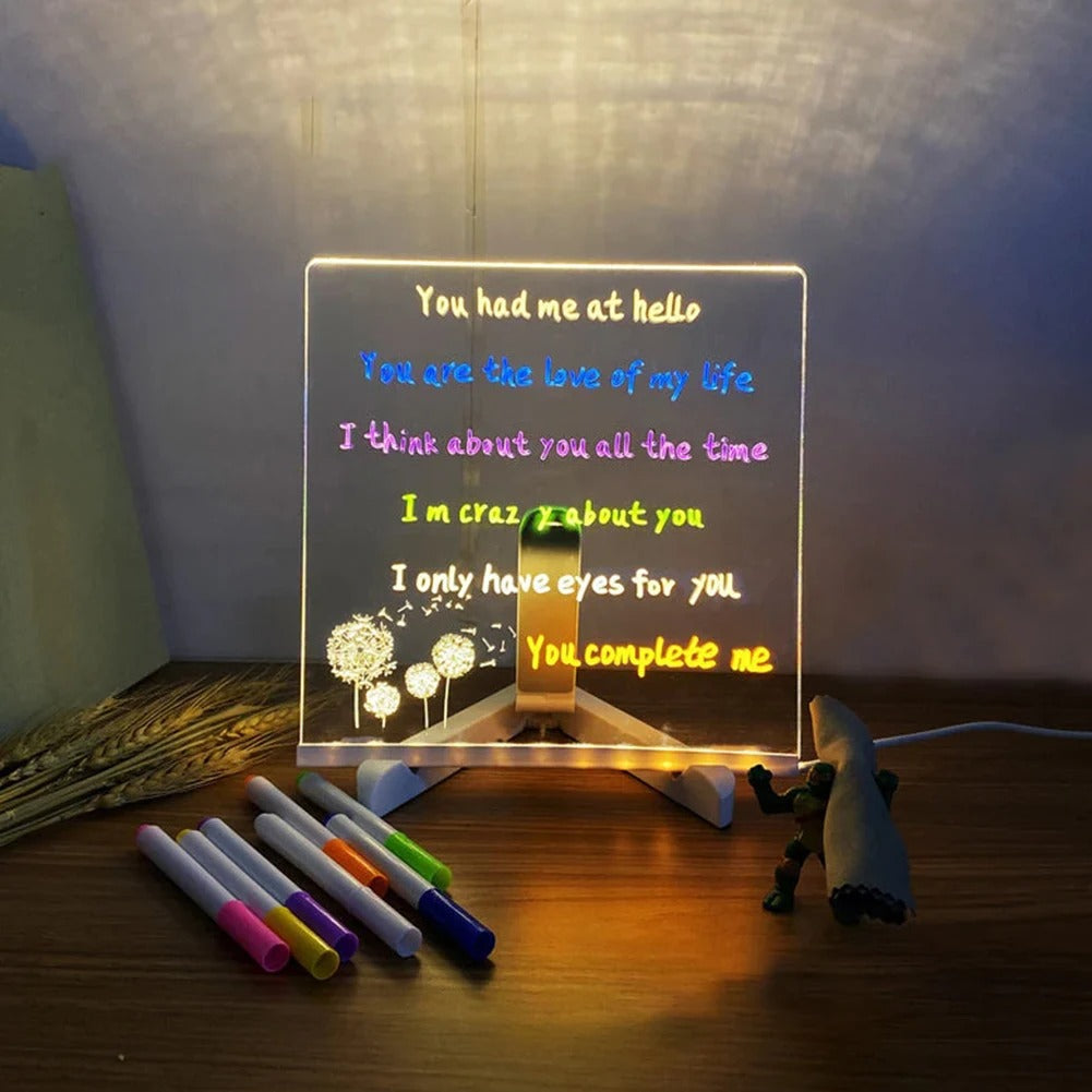 LumiBoard - Kreative wiederbeschreibbare LED-Platine aus Acryl
