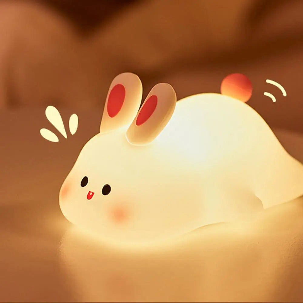 BunnyGlow - Kindersicheres Babyzimmer-Nachtlicht Kaninchen