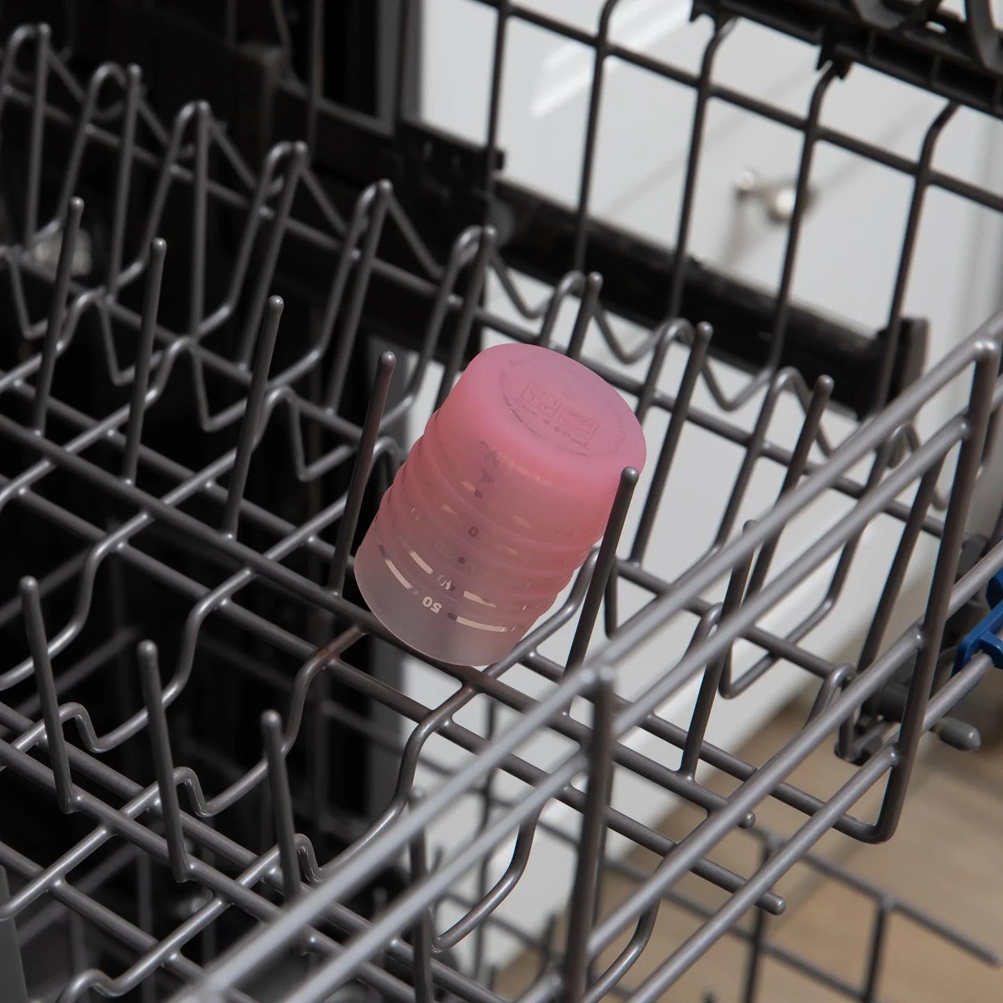 Siliconen startersbeker: roze
