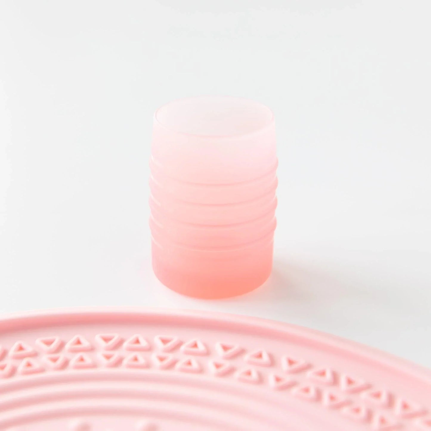 Siliconen startersbeker: roze