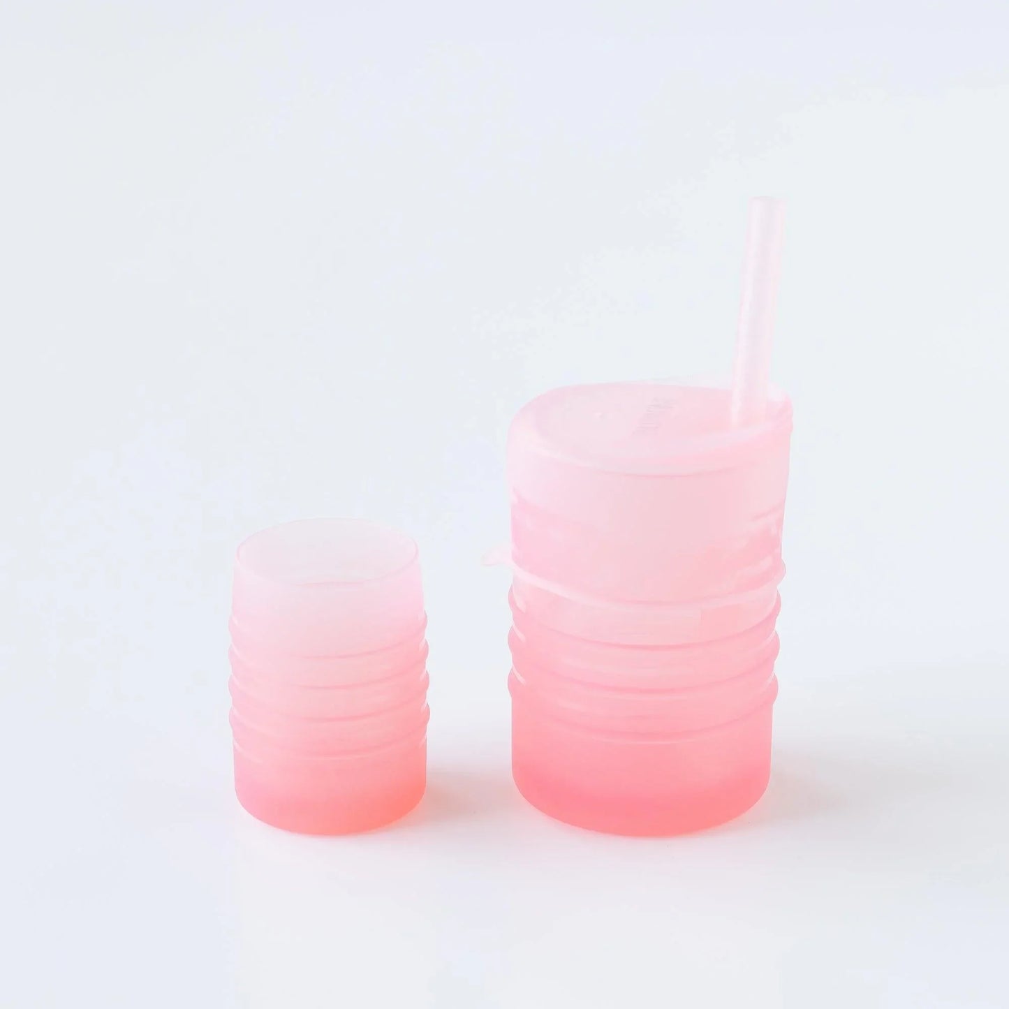 Siliconen startersbeker: roze