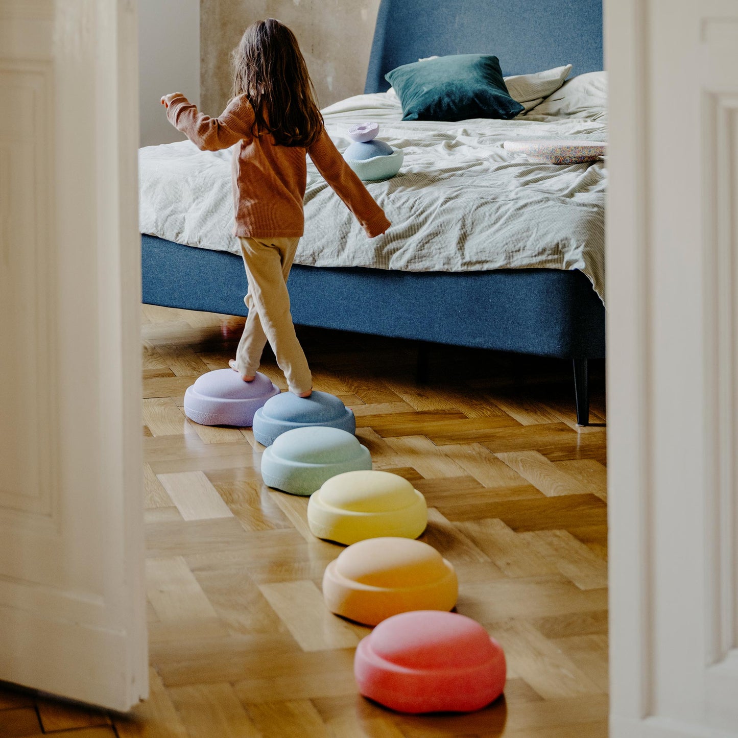 Stapstenen set van 6 - Pastel