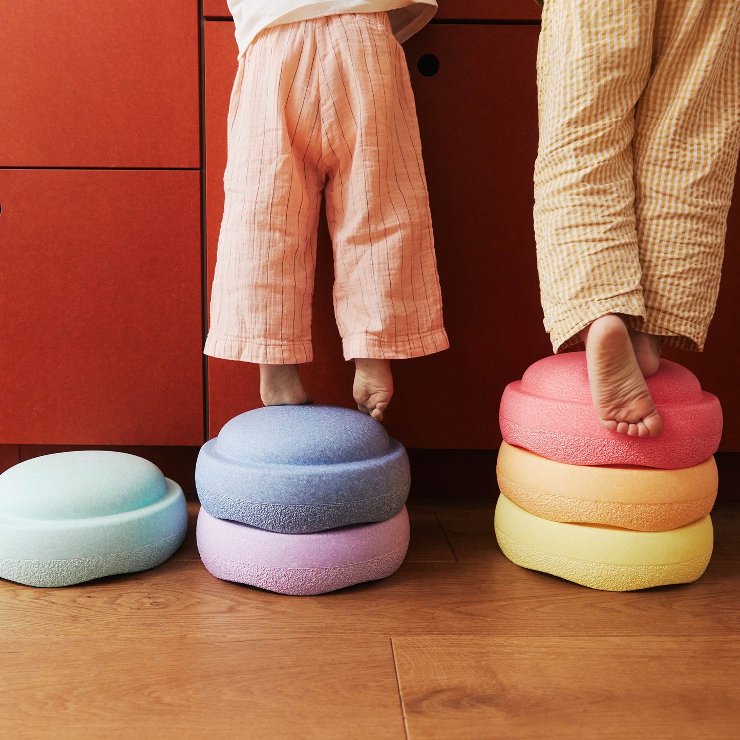 Stapstenen set van 6 - Pastel